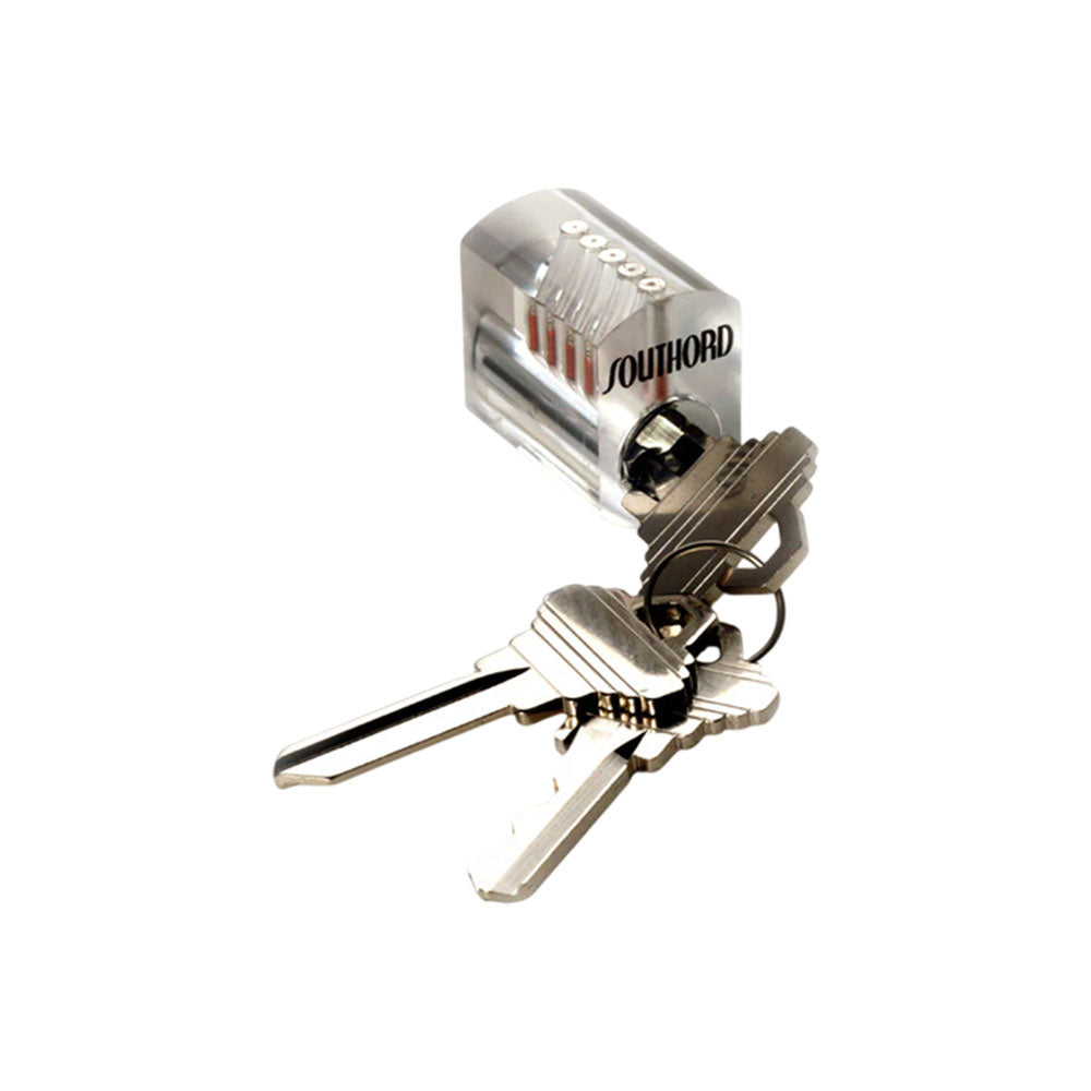 SouthOrd - ST-35 - Visible Pin Tumbler Practice Lock with Spool Pins