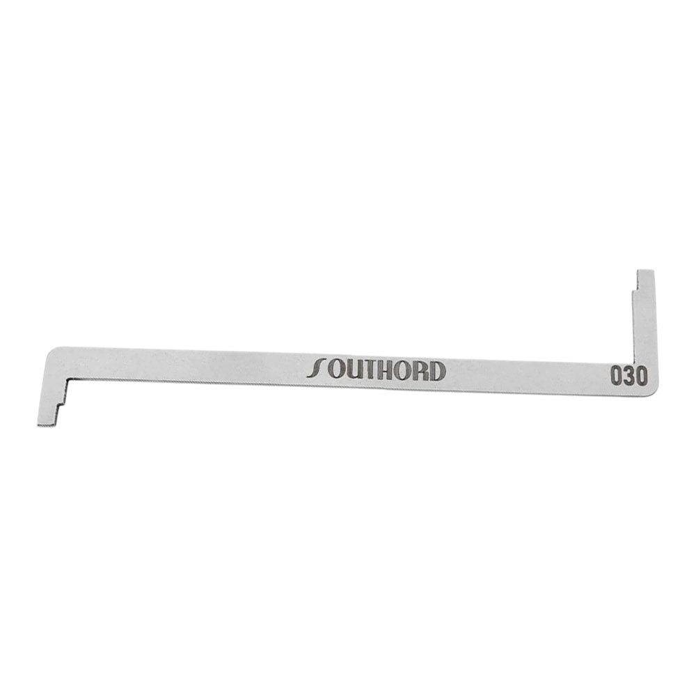 SouthOrd - TOK-RP-030 - Top of the Keyway Tension Tool for Recessed Plugs - .030 Inch