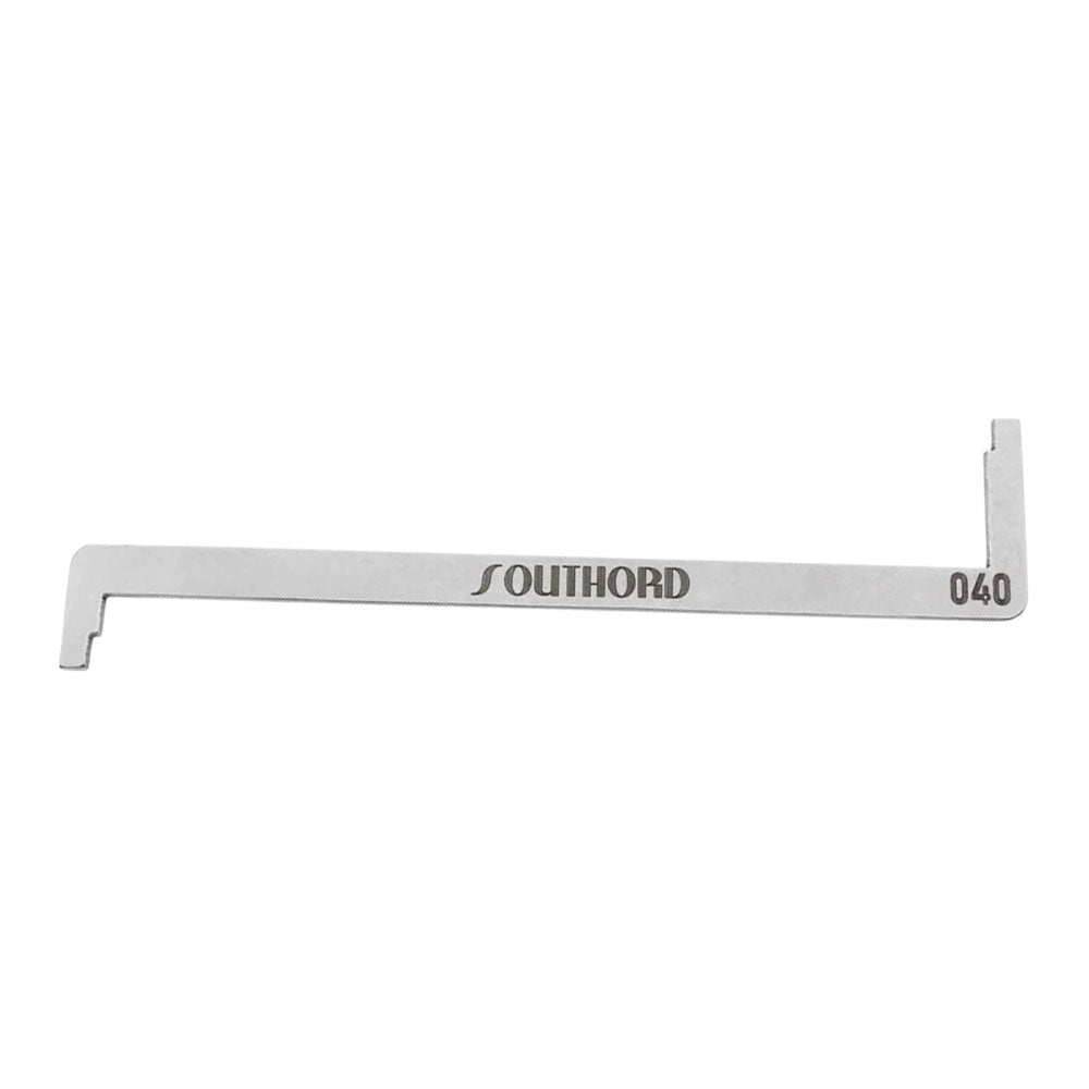 SouthOrd - TOK-RP-040 - Top of the Keyway Tension Tool for Recessed Plugs - .040 Inch
