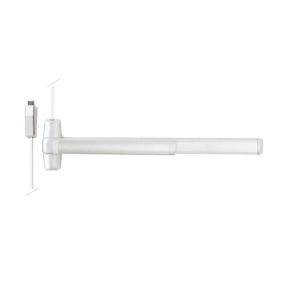 Von Duprin - QEL9827 - Smooth Surface Vertical Rod Exit Bar with Wide Stile Pushpad - Classroom Function - 36 Inch - 06 Lever - Less Bottom Rod - Motorized Latch Retraction - Less Dogging - Grade 1