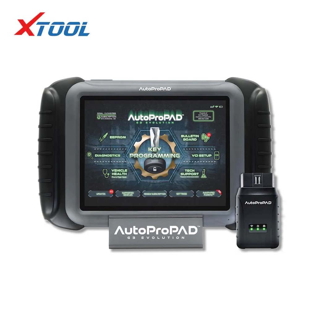 XTOOL AutoProPAD G3 Evolution Key Programmer with CAN FD Adapter