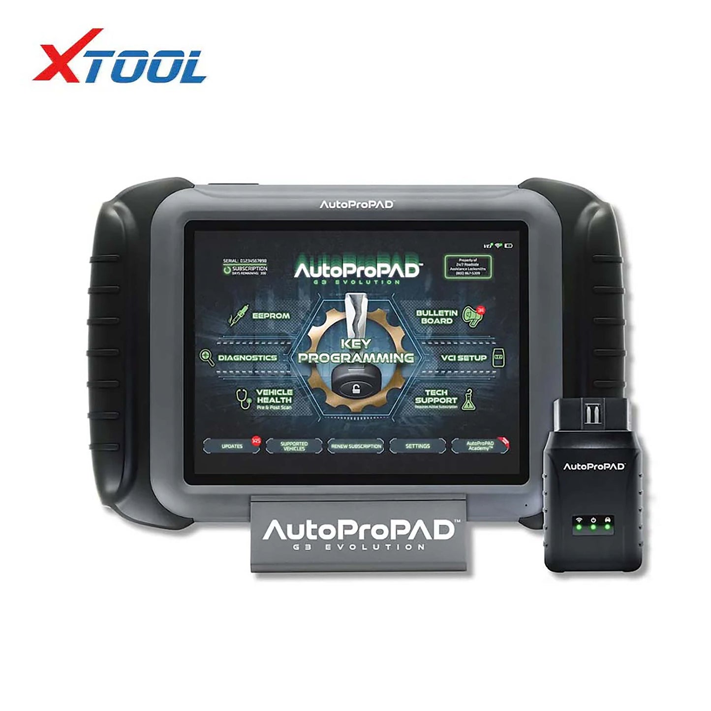 XTOOL AutoProPad G3 Evolution Key Programmer with KC501 Key and Chip Programmer