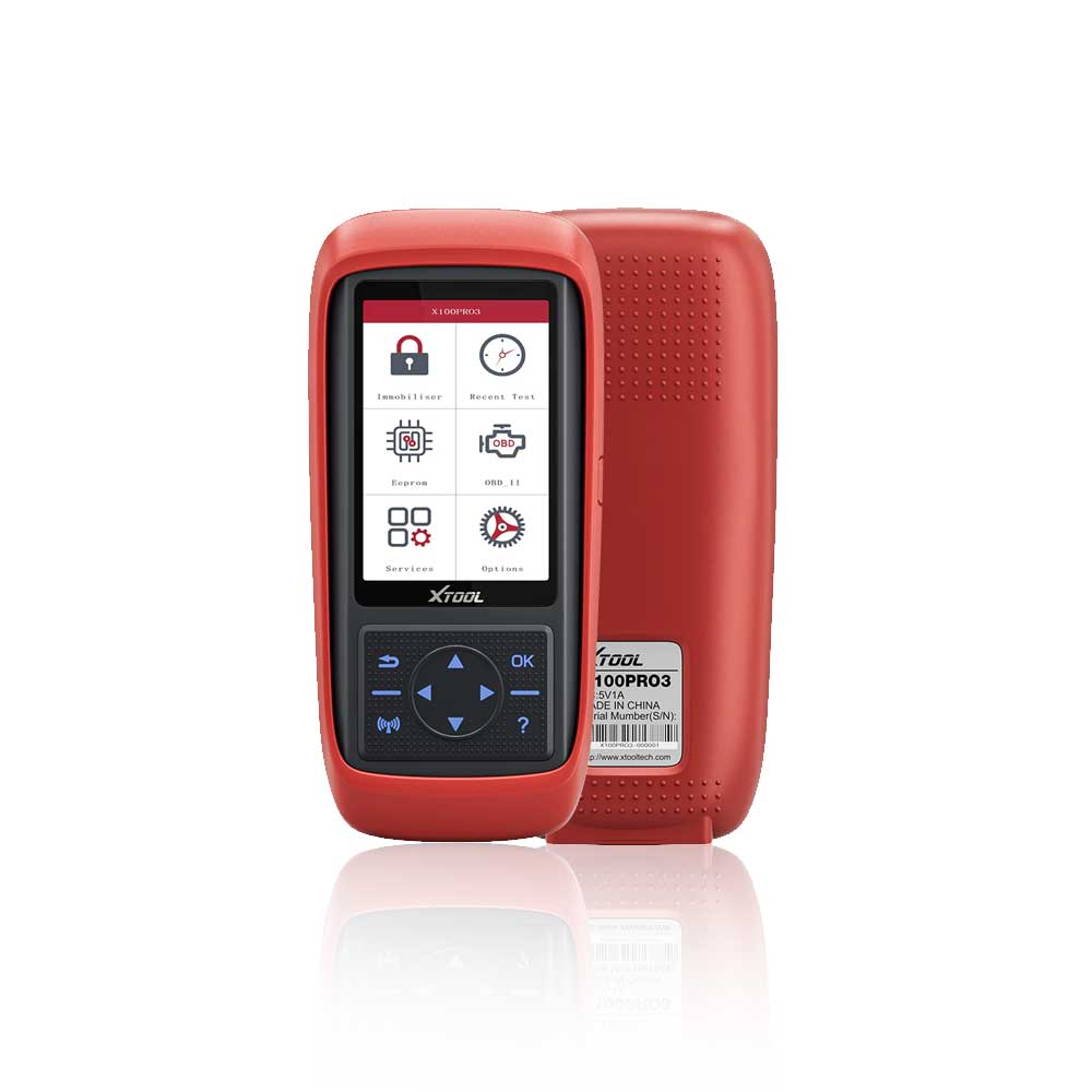 XTOOL - X100 PRO3 - OBD2 Automotive Key Programmer - ECU Reset Code Multi Language - Free Update - Refurbished