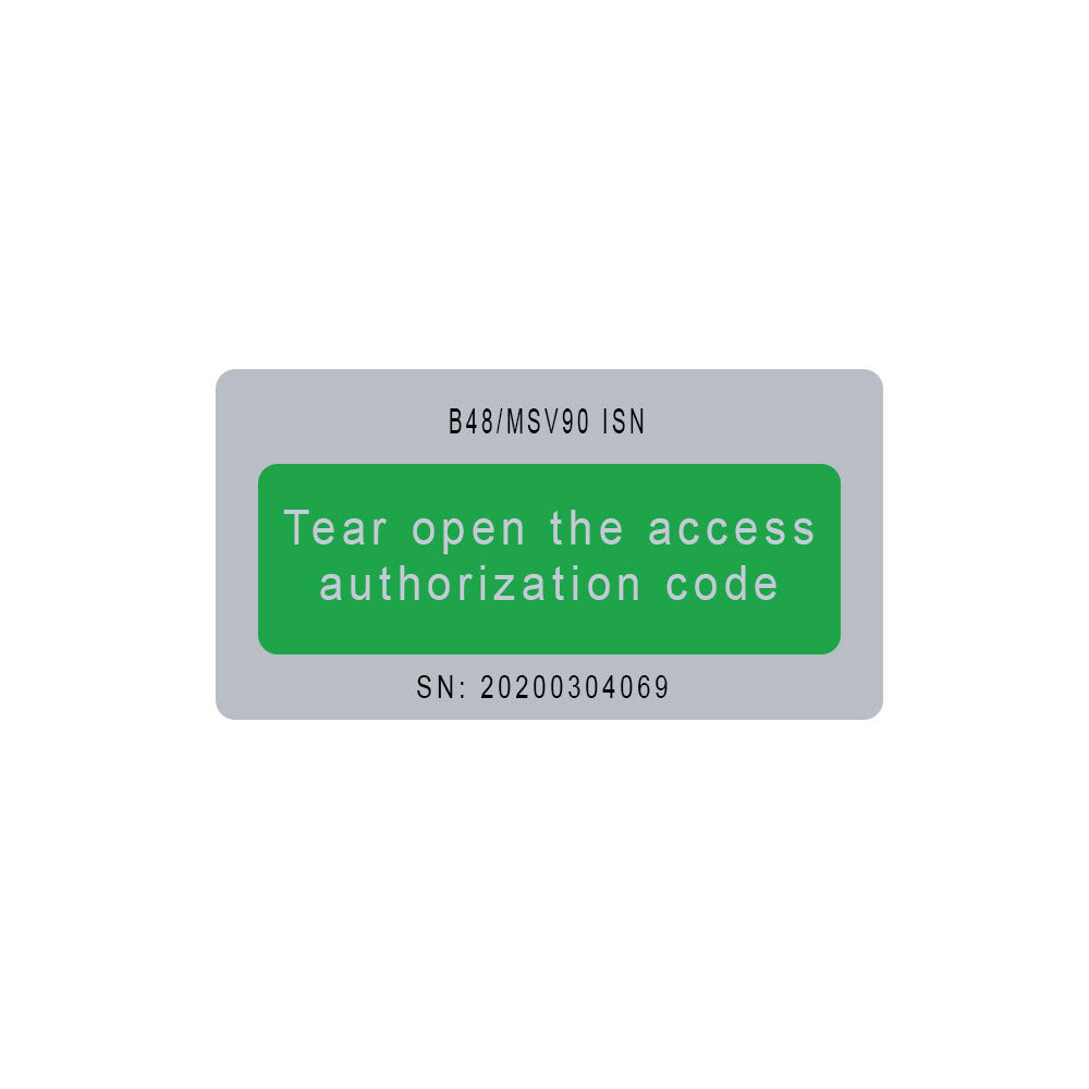 Yanhua ACDP A51B License for B48/MSV90 ISN Reading via OBD Authorization