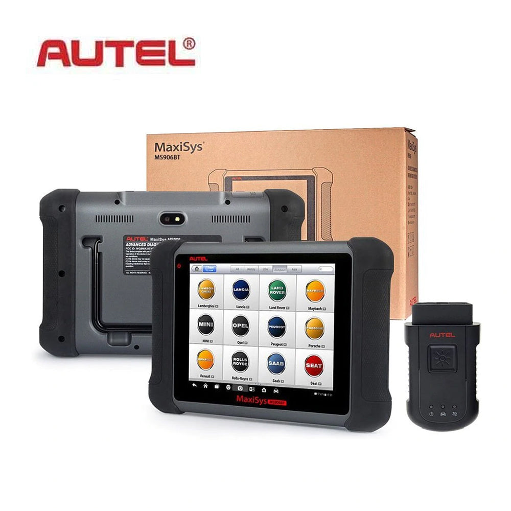 Autel MaxiSys Auto Diagnostic Tool Code Reader OBD2 Scanner ECU Coding MS906BT