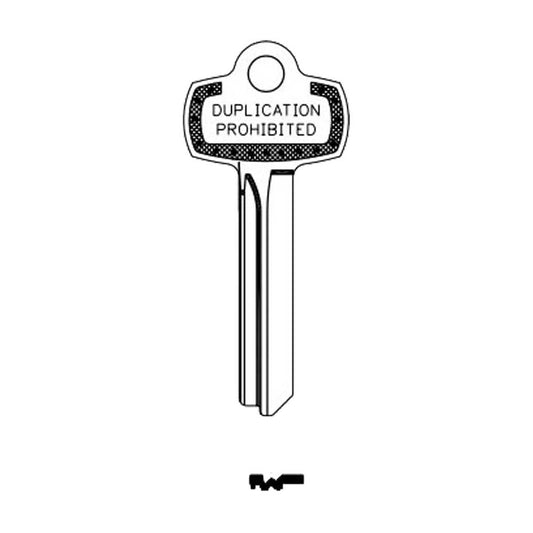 JMA BES-11DS / 1A1M1 BEST M Keyway - Duplication Prohibited (Pack of 10)