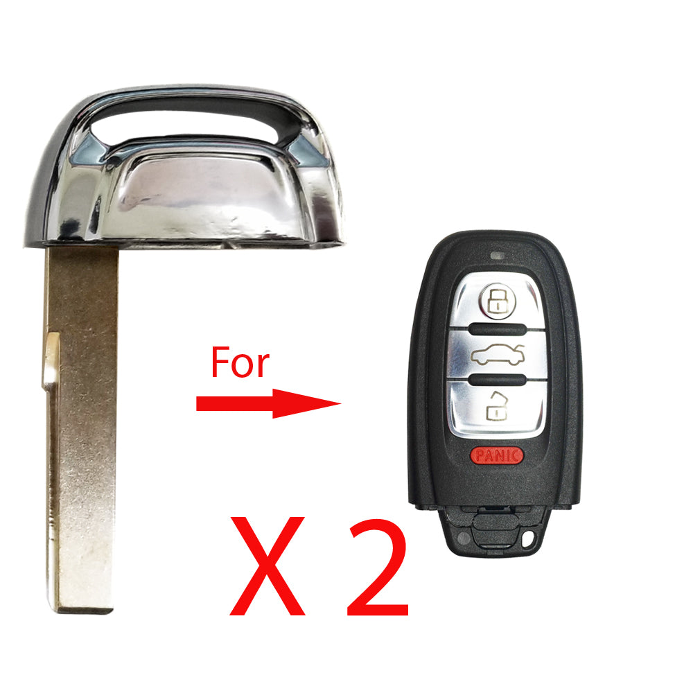 2006 - 2016 Audi Emergency Key (2 Pack)