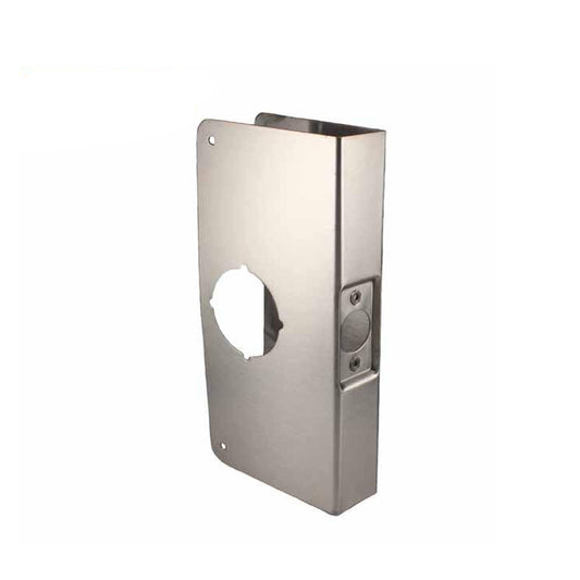 Don-Jo - Wrap Plate #2 - 2-3/8" - 1-3/4" Doors - Silver (2-S-CW)