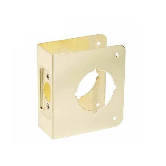Don-Jo - Wrap Plate 61 - 2-3/8 - 1-3/4 Doors - Polished Brass (61-PB-CW )