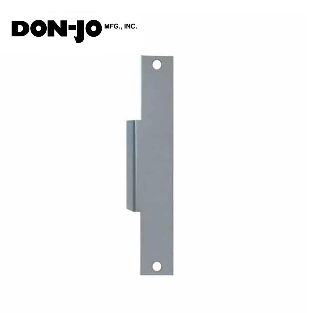 Don-Jo - Electric Strike Filler Plate - 9 x 1 3/8 - Silver Coated