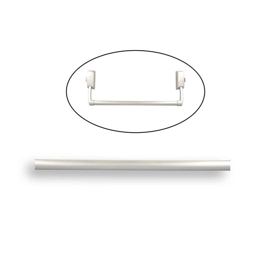 GAAB T005-09 47 Crossbar Tube (1200mm) - Satin Chrome - Tube Only