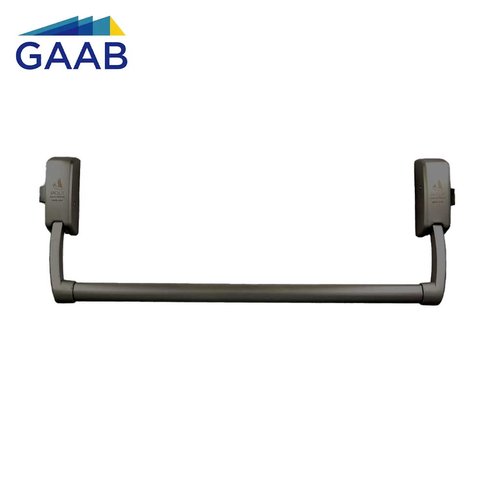 GAAB T295-00 Crossbar Exit Device UNE EN-1125/1634 standards Push Lever Arms - Black