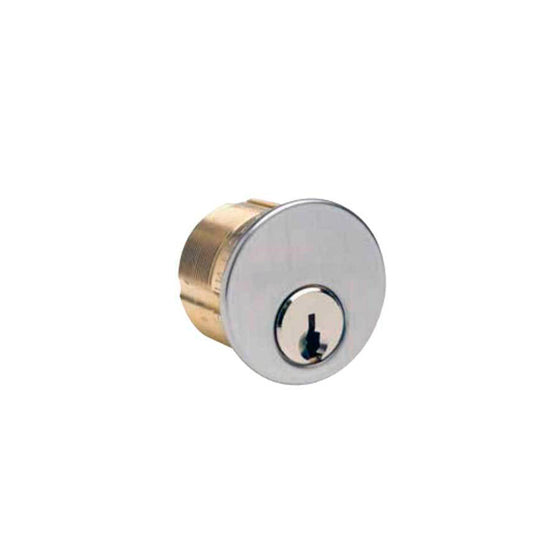 ILCO - 7165 - Mortise Cylinder - 5 Pin - 1" - Schlage C - Adams Rite Cam - KA2 - 26D- Satin Chrome - Grade 1