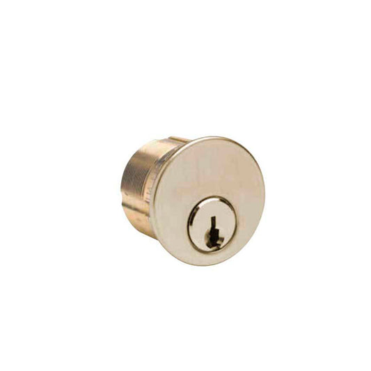 ILCO - 7185 - Mortise Cylinder - 5 Pin - 1 1/8" - Arrow - Standard Cam - KD - 03 - Bright Brass - Grade 1