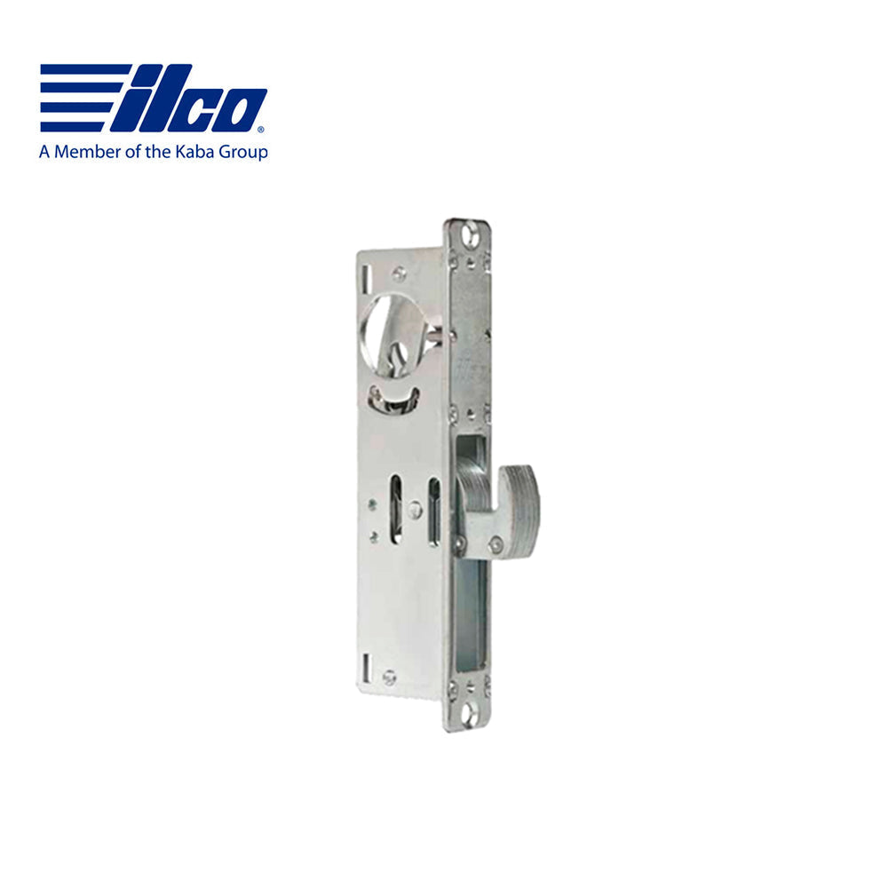 ILCO - Deadbolt Mortise Lock - Hookbolt - 1-1/8" Backset - 628/313 - Clear/Dark Bronze Faceplates - Grade 1
