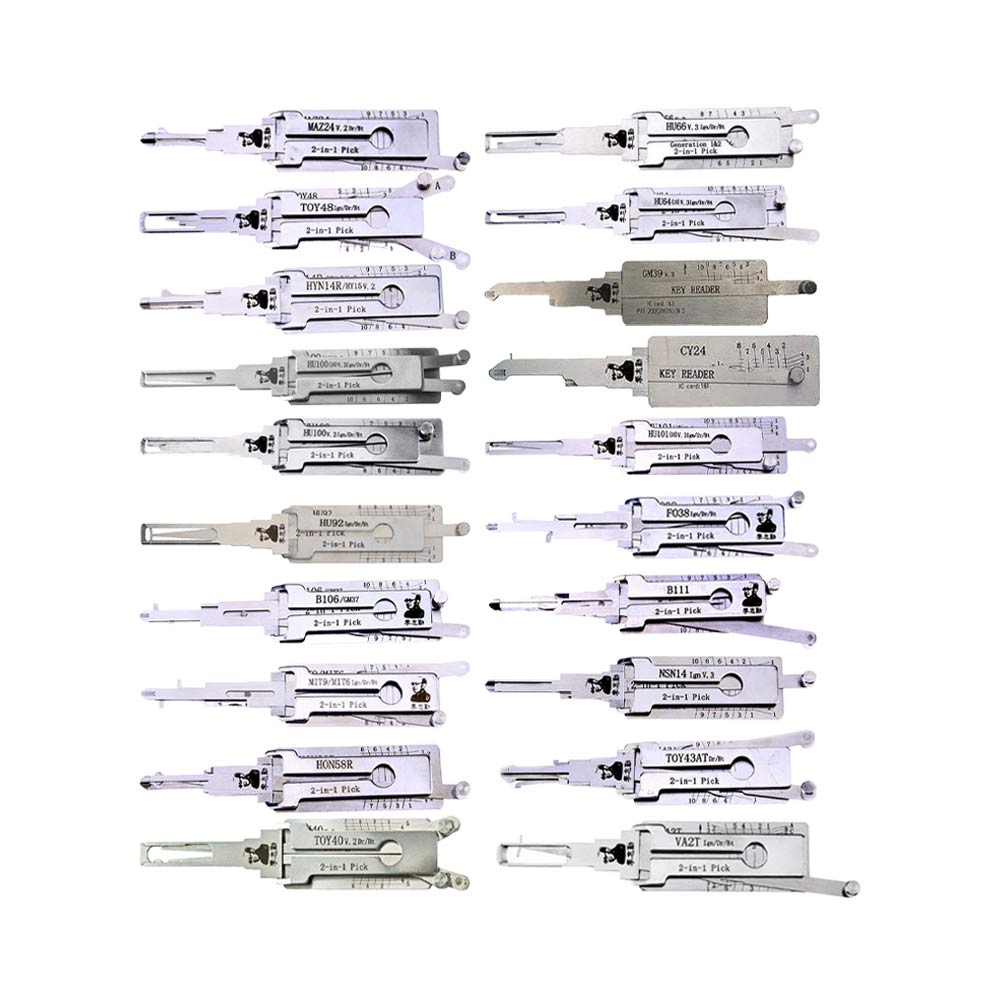 Original Lishi Complete Automotive Starter Pack with 20 Tools