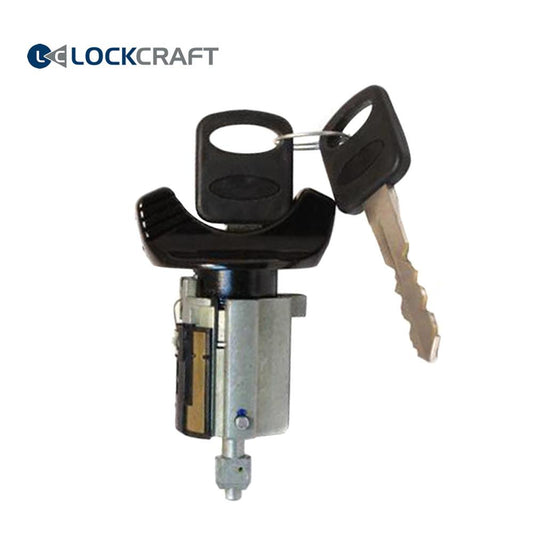 1991 - 1997 Lockcraft Ford Lincoln Mercury Ford 10 Cut Ignition CODED Lock - Black Finish / LC1439