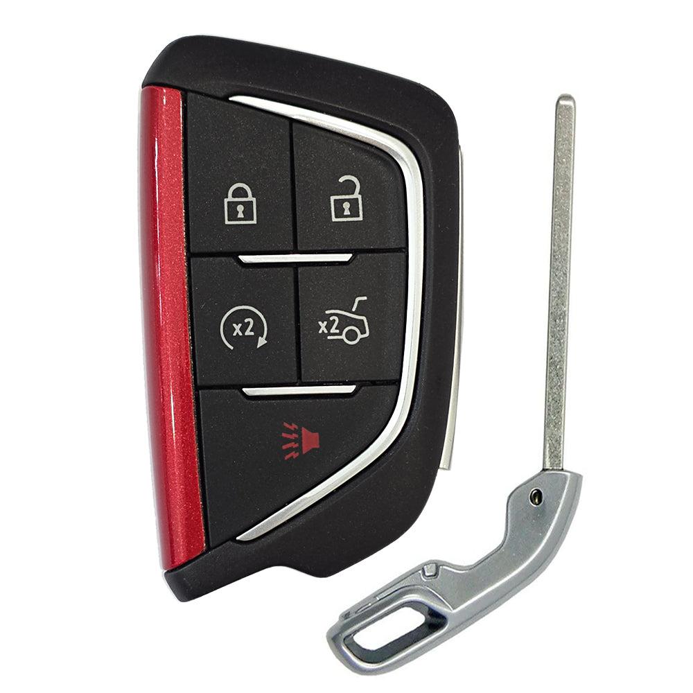 2021 - 2025 Cadillac CT4-V CT5-V Smart Key 5B Fob (Red) FCC# YG0G20TB1 - 85541927
