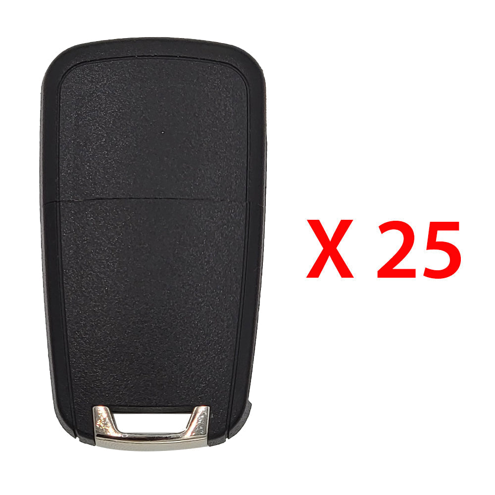 2010 - 2021 Chevrolet Flip Key Fob 4B FCC# OHT01060512 - Aftermarket (25 Pack)