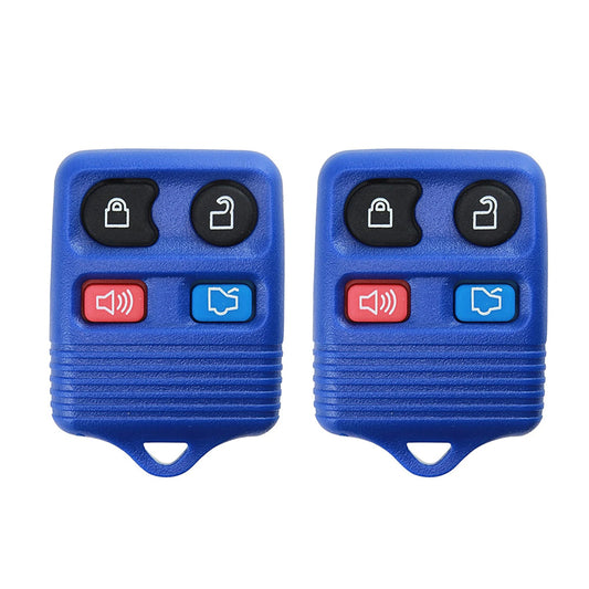 1996 - 2013 Ford Remote Control 4B (Blue) FCC# CWTWB1U331 / CWTWB1U345 (2 Pack)