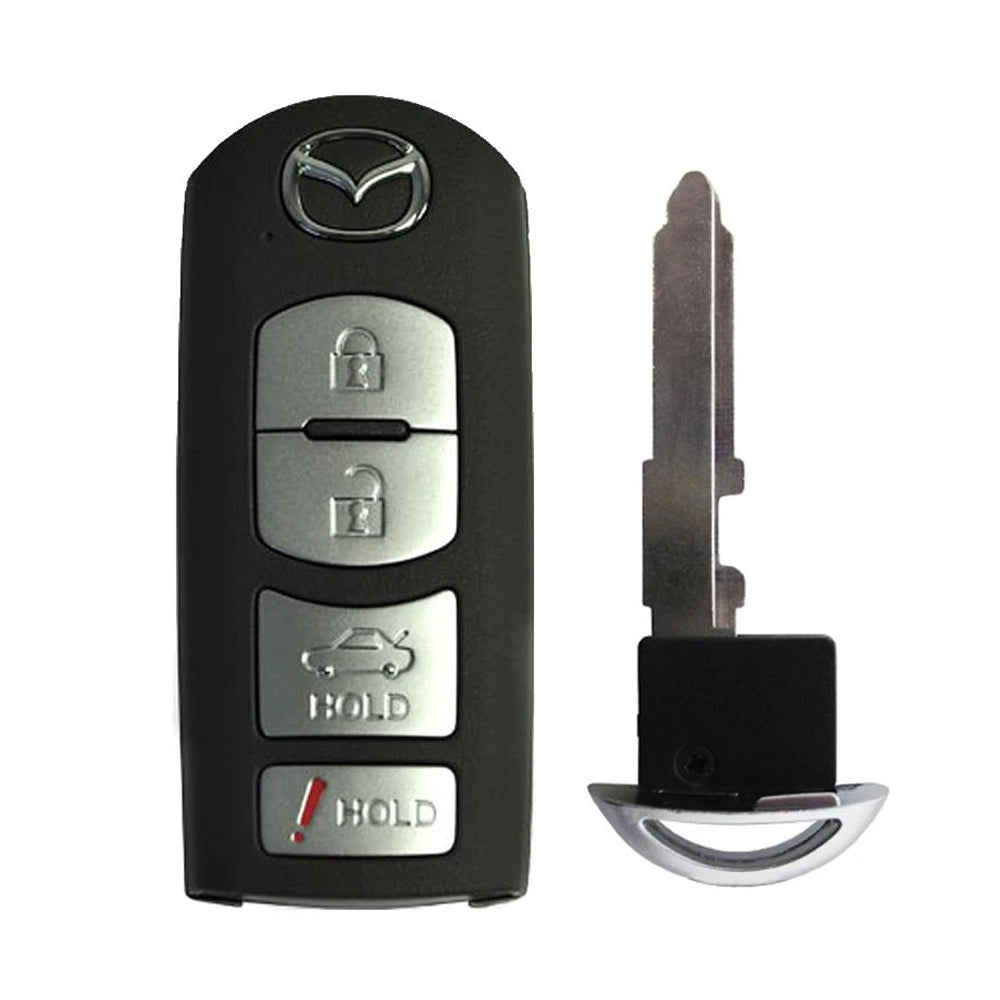 2011 Mazda MX5 Miata Smart Key 4B Fob FCC# WAZX1T763SKE11A04 - NHY8-67-5RYA - OEM