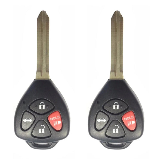 2010 - 2013 Toyota Corolla Remote Head Key 4B FCC# GQ4-29T - G Chip (2 Pack)