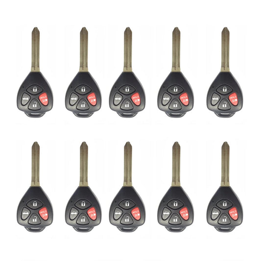 2010 - 2013 Toyota Corolla Remote Head Key 4B FCC# GQ4-29T - G Chip (10 Pack)