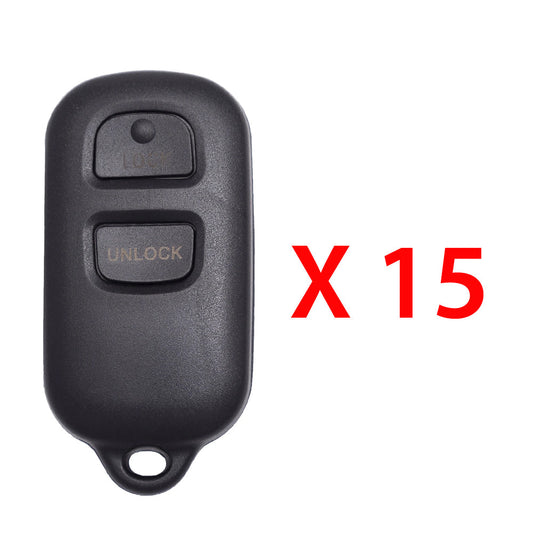 1999 - 2008 Toyota Remote Control 3B FCC# GQ43VT14T (15 Pack)