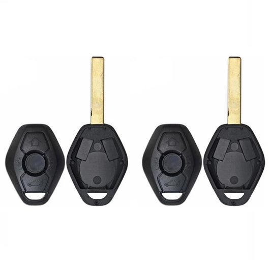 1998 - 2009 BMW Remote Key Shell - 2 Tracks (2 Pack)