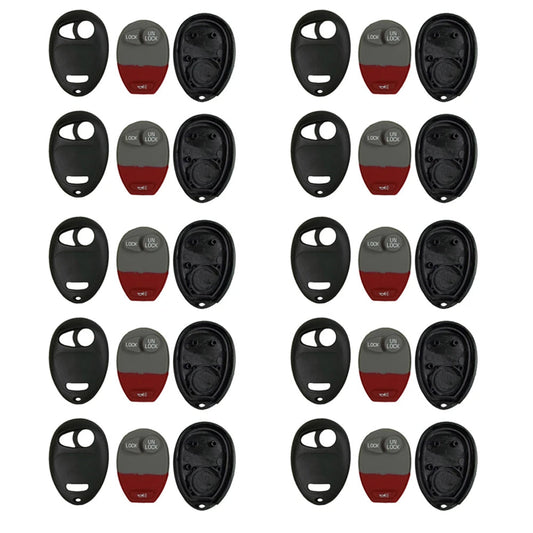 2001 - 2011 Chevrolet GMC Hummer Oldsmobile Pontiac Remote Shell 3B (10 Pack)