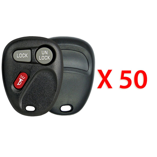 1998 - 2004 Cadillac Chevrolet GMC Remote Shell 3B for FCC# KOBUT1BT & KOBLEAR1XT (50 Pack)