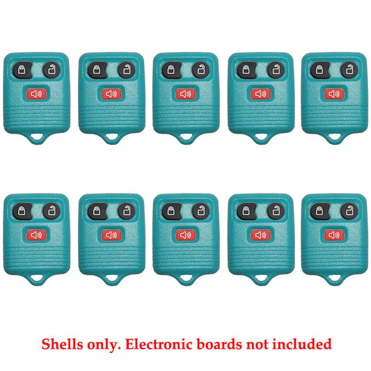 1999 - 2011 Ford Light Blue Remote Shell (10 Pack)