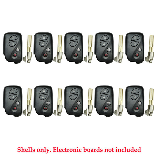 2010 - 2012 Lexus Smart Key Remote Shell 4B for FCC# HYQ14ACX (10 Pack)
