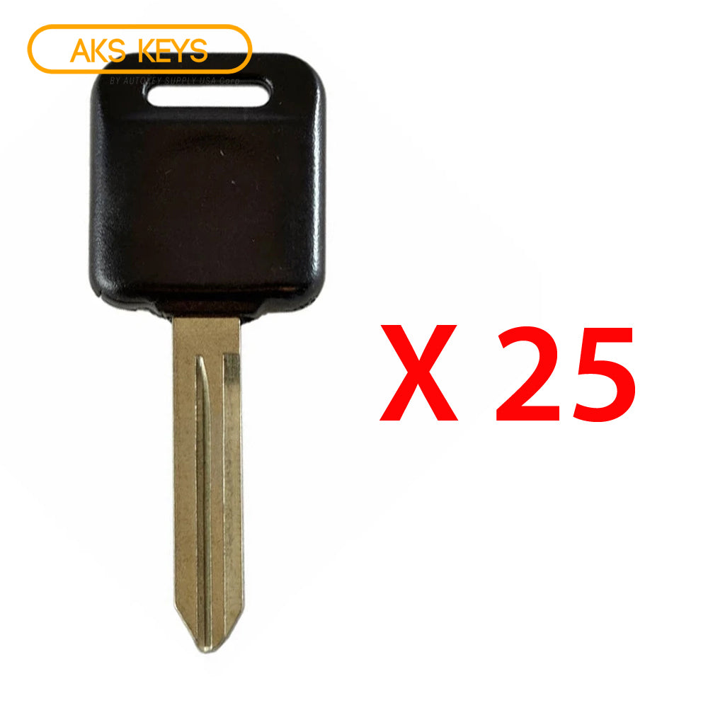 1999 - 2006 Nissan Infiniti Transponder Key - 4D60 Chip - NI01T������������/ NI02T (25 Pack)