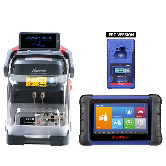 Autel MaxiIM IM508 Key Programmer, XP400 PRO Key Programmer  and Xhorse XP-005L New Dolphin II Key Cutting Machine Bundle