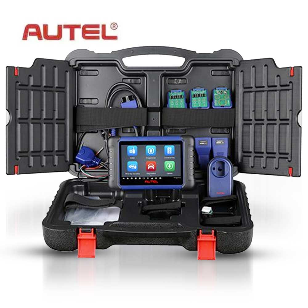 Autel MaxiIM IM508S Key Programming and Diagnostic Tools and OTOFIX Programmable Smart Key Watch (White)